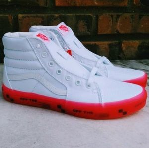 Vans Old Skool OTW Foxing Pink High Top Size 7 Men's Size 8.5 Women's